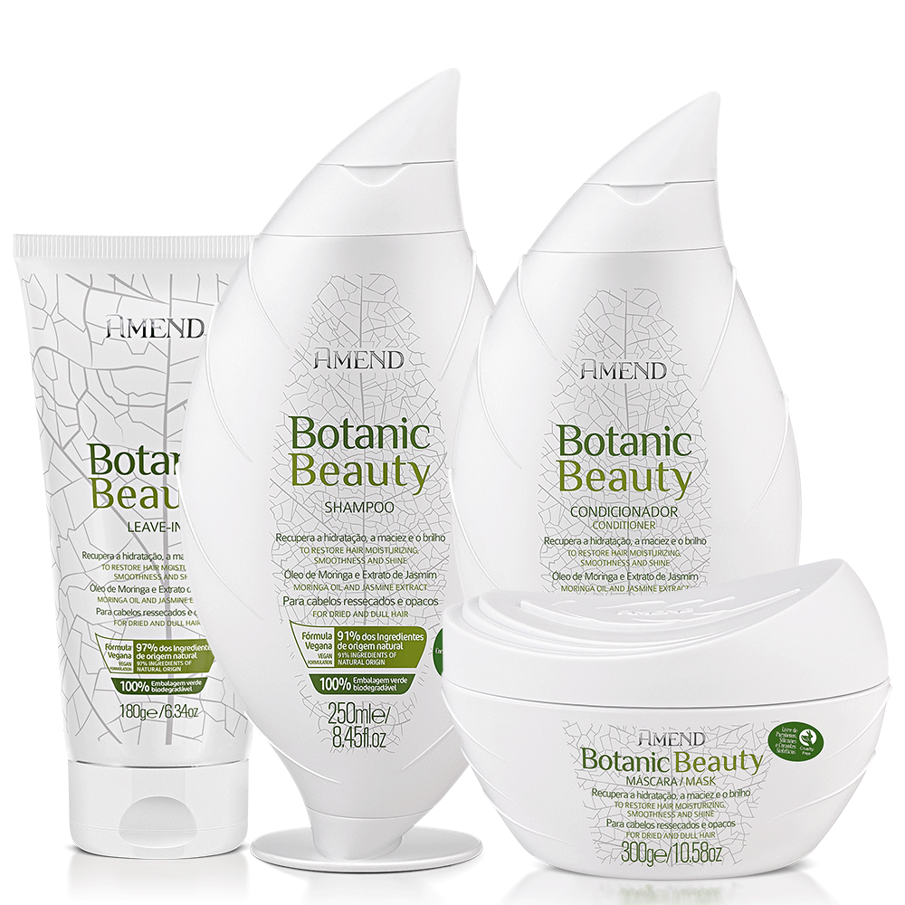 Kit Amend Botanic Beauty Óleo de Moringa | 4 produtos